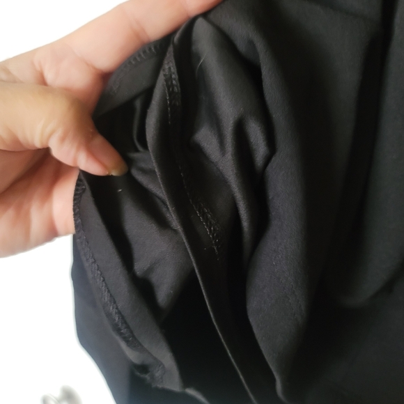 NWT Lark & Ro Solid Black Midi Dress Size 6 - Picture 9 of 11